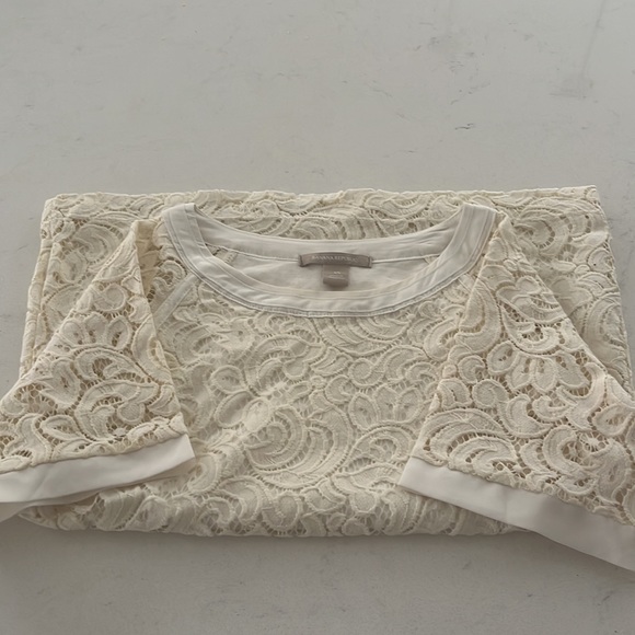 Banaba Republic Ivory Lace Top - Picture 7 of 8